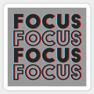 Focus Glitch 3 Sticker